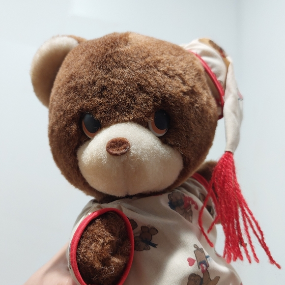Vintage 1986 Applause Bosco Musical Bedtime Teddy Bear Plush - Picture 6 of 9